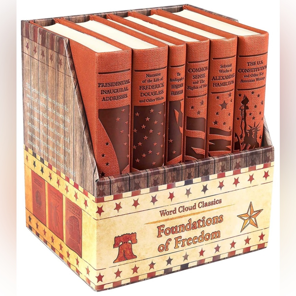 Word cloud classics foundations of freedom box set